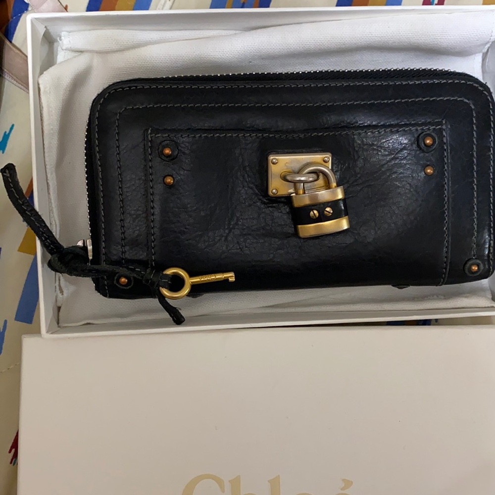 Chloé black leather wallet - Picture 7 of 17